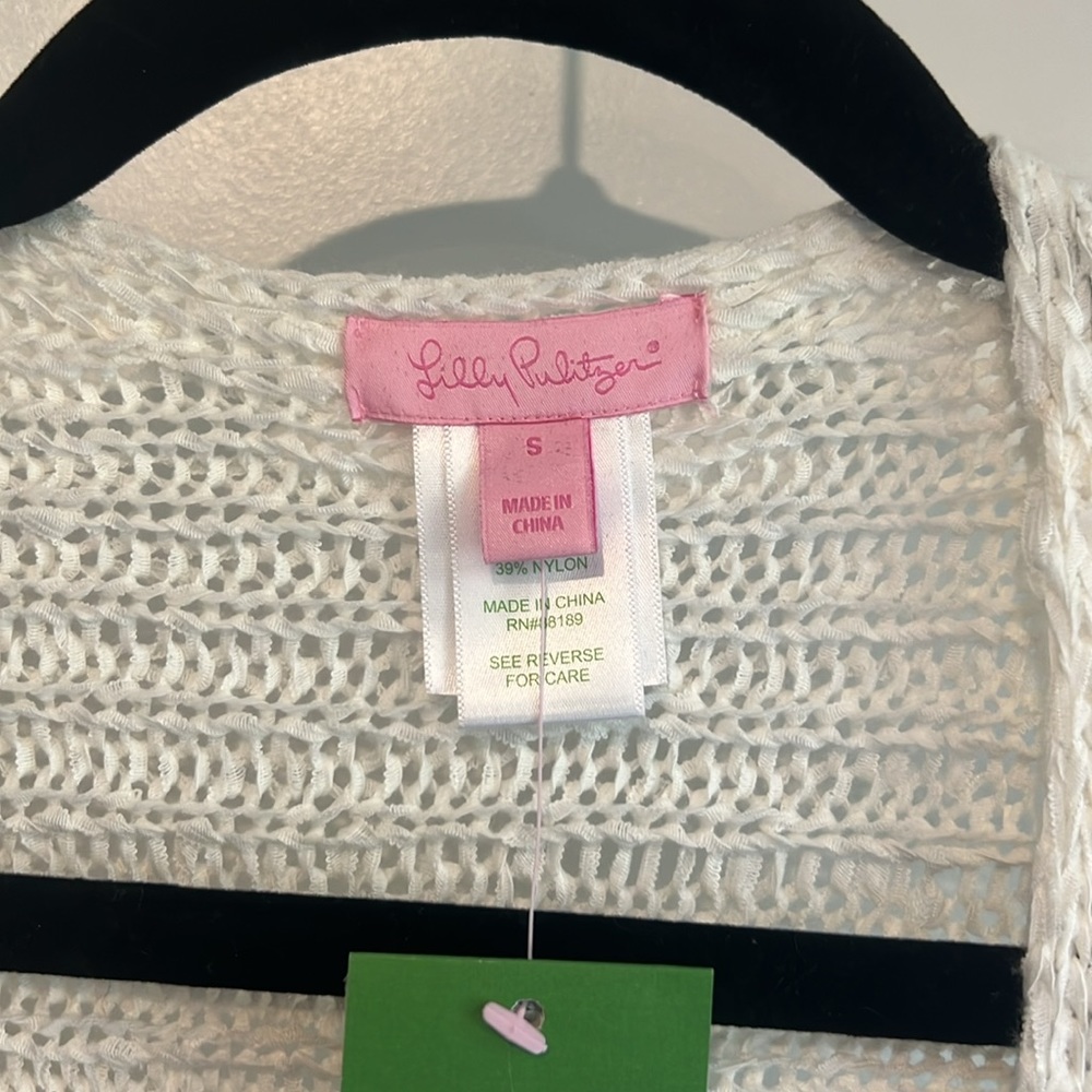 Lilly Pulitzer NWOT Kingston Sweater Vest Size Small